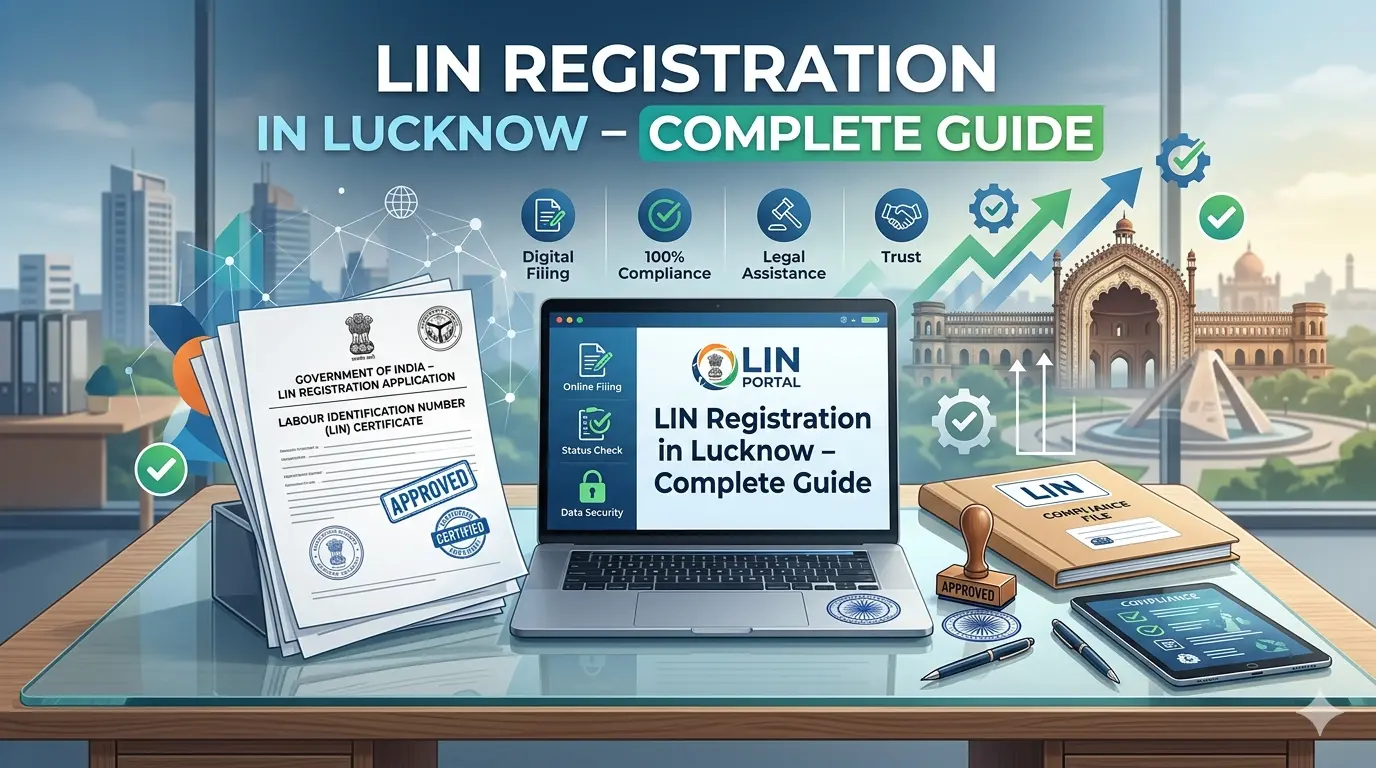 LIN Registration in Lucknow business compliance document approval concept