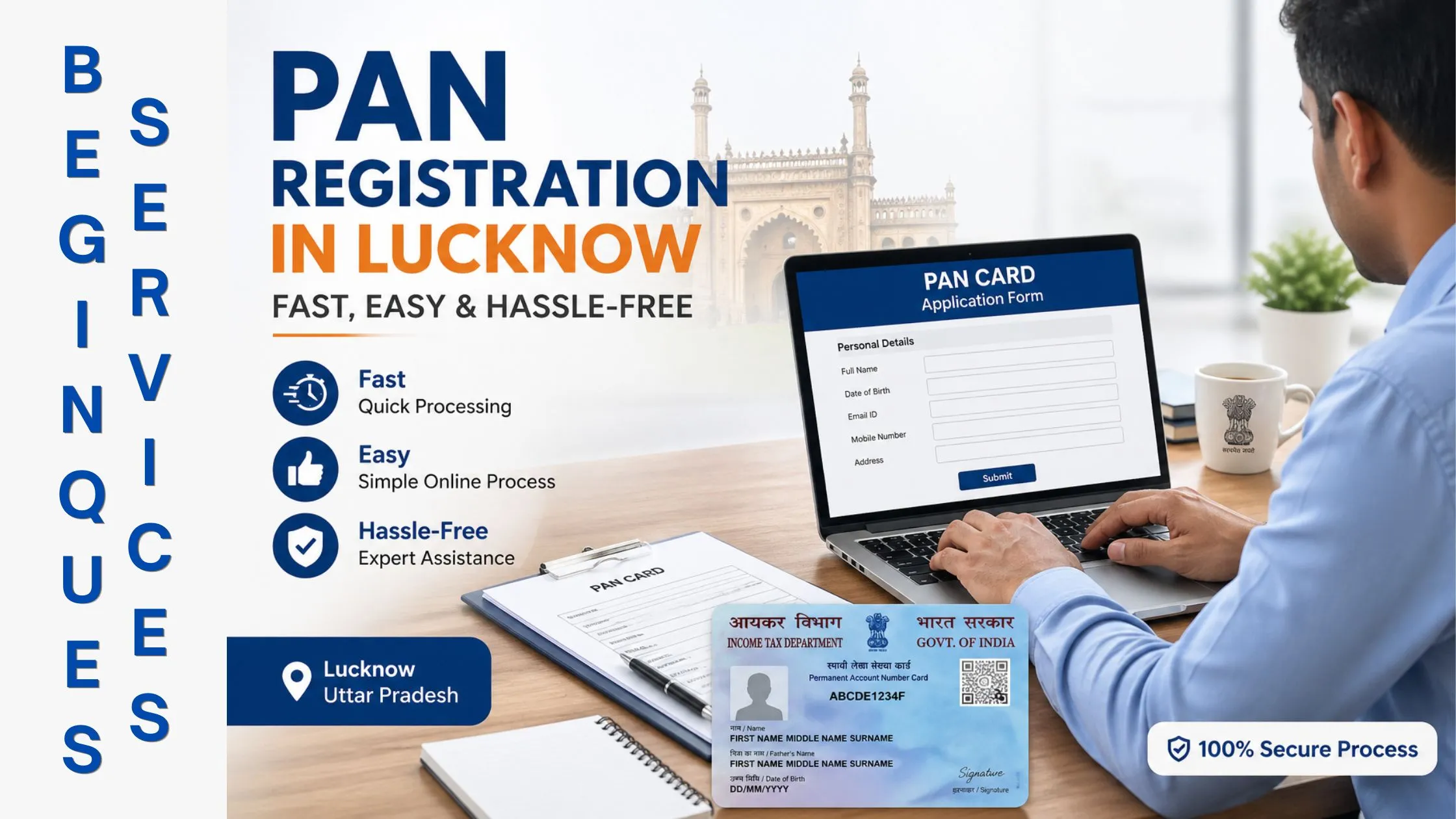 PAN Registration in Lucknow – Fast, Easy and Hassle-Free Process